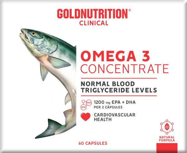 Gold Nutrition Clinical Omega 3 Concetrate, 6 capsule, Gold Nutrition  (Suplimente nutritive) - Preturi
