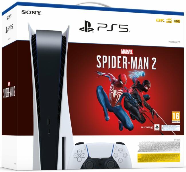 Sony PlayStation 5 (PS5) + Marvel Spider-Man 2 vásárolj már 0 Ft-tól