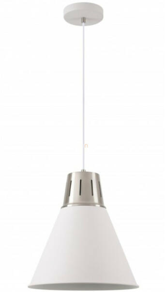 Vásárlás: GTV Függesztett lámpa ezüst-fehér színben (Gianni)  (OS-GIAN-L-E27-03-DEC) - lampa Fali- és mennyezeti lámpa, csillár árak  összehasonlítása, Függesztett lámpa ezüst fehér színben Gianni OS GIAN L E  27 03 DEC lampa boltok