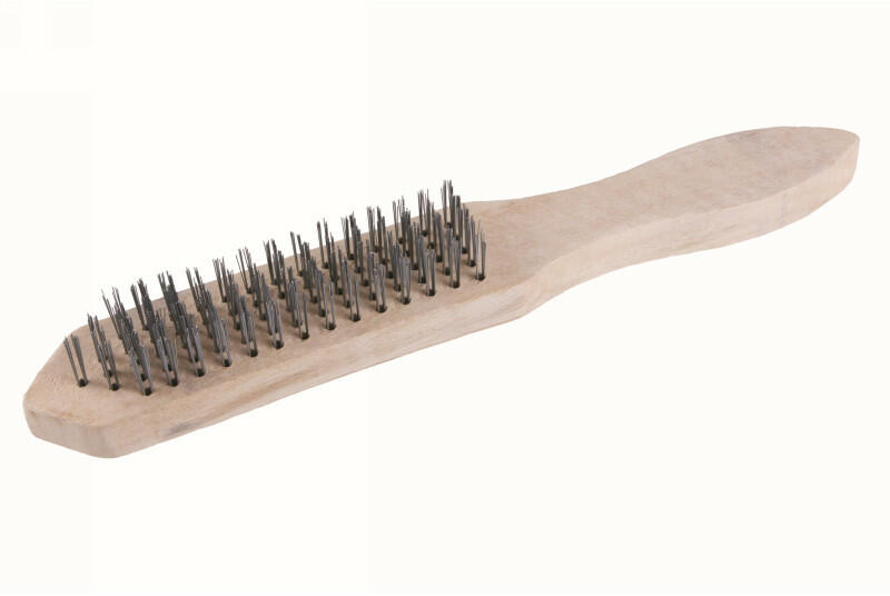 Drótkefe 5 soros 300 mm fa nyéllel (22034F) - szerszamplaza