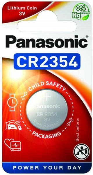 Vásárlás: Panasonic CR2354 lítium gombelem 3 V (CR-2354EL-1B) Egyszer  használatos elem árak összehasonlítása, CR 2354 lítium gombelem 3 V CR 2354  EL 1 B boltok
