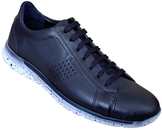 Nevalis Pantofi barbati, casual, din piele naturala, albastru, ALEXANDER -  REBEL, TEST397BL (TEST397BL) (Pantof barbati) - Preturi