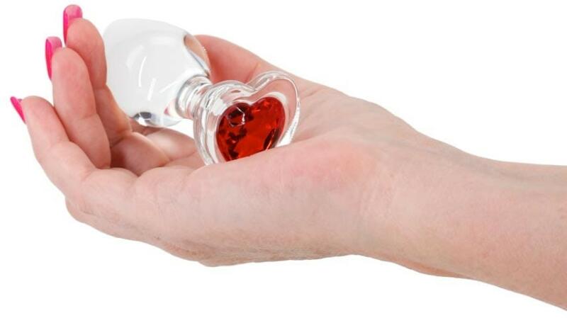 Crystal - Desires - Red Heart - Medium