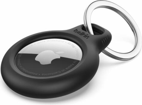 Secure Holder with Key Ring for AirTag - black F8W973BTBLK
