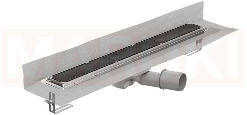 ACO Rigola de dus din inox ACO ShowerDrain M+ cu flansa perete, gratar ...