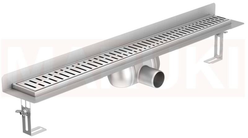ACO Rigola de dus din inox ACO ShowerDrain C cu flansa perete, gratar ...
