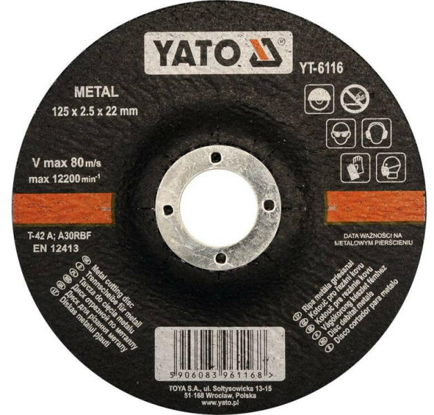 YATO 125 mm YT-6116