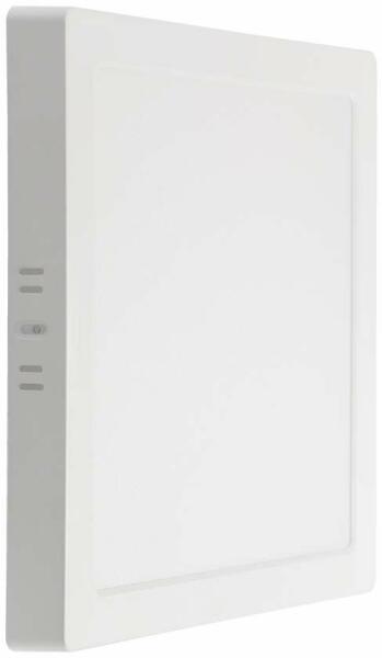 felületre szerelhető, műanyag házas, szögletes LED panel 24W, meleg fehér - SKU 10514 (10514)