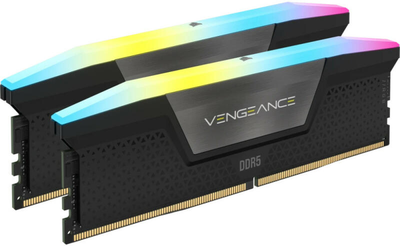 CORSAIR DDR-5 6000Mz 48G×2枚 LED付き Corsair VENGEANCE RGB 48GB (2x24GB) DDR5 6000MHz