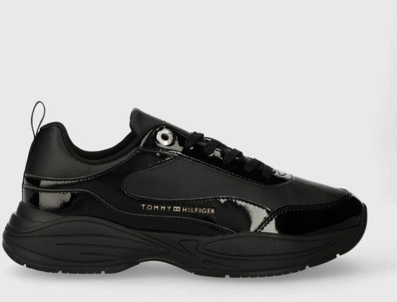 Vásárlás: Tommy Hilfiger sportcipő WOMENS CHUNKY RUNNER PATENT fekete,  FW0FW07867 - fekete Női 37 Női cipő árak összehasonlítása, sportcipő WOMENS  CHUNKY RUNNER PATENT fekete FW 0 FW 07867 fekete Női 37 boltok