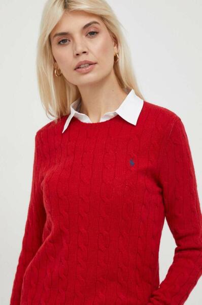 Vásárlás: Ralph Lauren gyapjú pulóver könnyű, női, piros - piros M Női  pulóver árak összehasonlítása, gyapjú pulóver könnyű női piros piros M  boltok