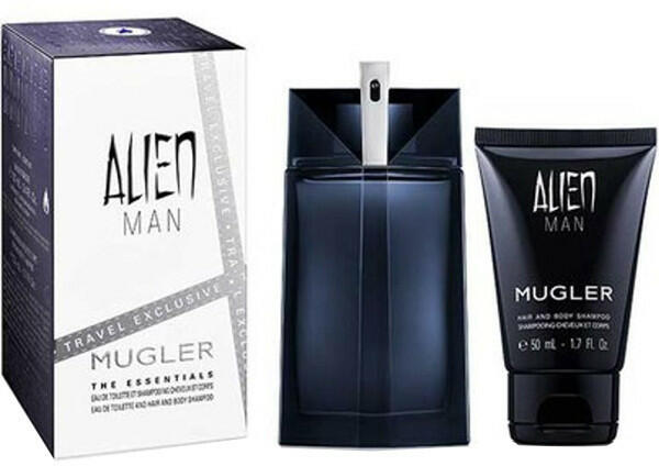 Thierry Mugler - Set cadou Thierry Mugler Alien Man 100 ml Apa de Toaleta +  50 ml Gel de Dus Barbati (Pachete de cadouri) - Preturi