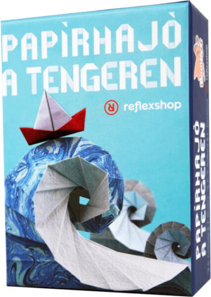 Papírhajó a tengeren