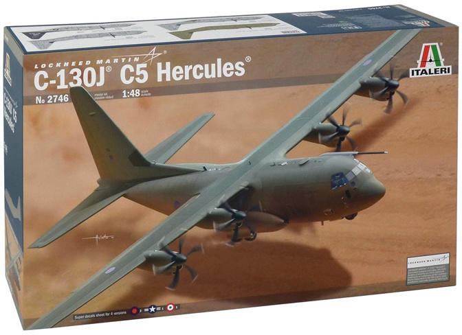 Italeri N°2746 - Avion Transport Militaire Lockeed Martin C-130J C5 Hercules 1/4
