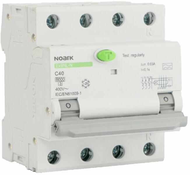 NOARK Electric Intrerupator automat diferential RCBO Ex9NL-N 3P+N