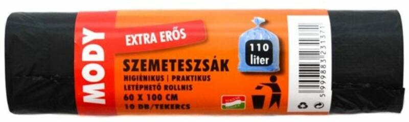szemeteszsák 110L 10 db-os kiszerelésben 60x100cm