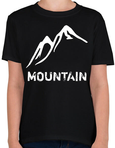 Vásárlás: printfashion Mountain - Gyerek póló - Fekete Gyerek póló árak  összehasonlítása, Mountain Gyerek póló Fekete boltok