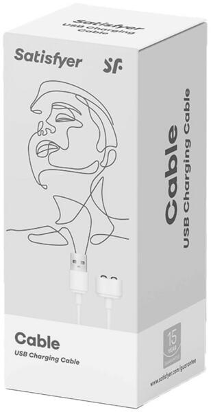USB töltőkábel fehér