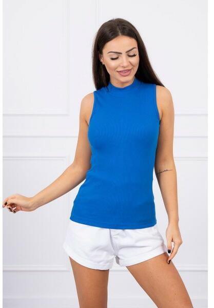 Vásárlás: Mondo Italia, s. r. o Női ujjatlan ing MI8988 azúrkék Női póló  árak összehasonlítása, Női ujjatlan ing MI 8988 azúrkék boltok