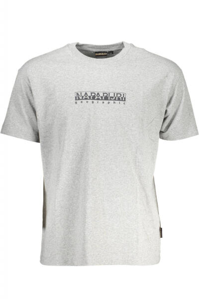 Napapijri Tricou barbati cu imprimeu cu logo din bumbac gri  (FI-NP0A4GDR-S-BOX-SS-3_3288657) (Tricou barbati) - Preturi