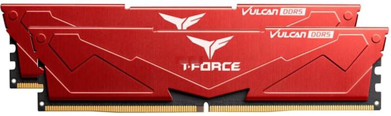 T-FORCE VULCAN 64GB (2x32GB) DDR5 5200MHz FLRD564G5200HC40CDC01