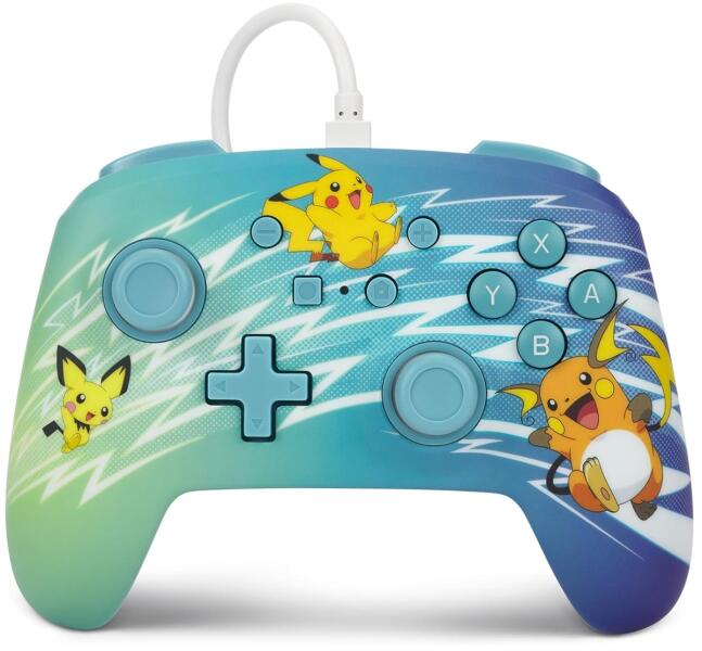 Enhanced Wired Nintendo Switch/OLED Pikachu Evolution (NSGP0221-01)
