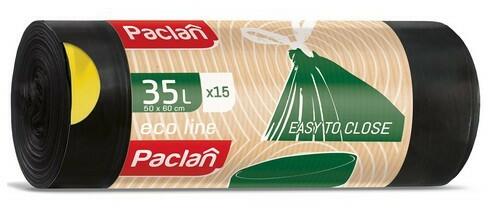 Eco Line Húzózsinóros szemeteszsák 35l- 15db