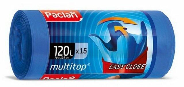 Multitop szemeteszsák 4 db füllel-120l-15db
