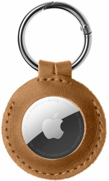 Apple AirTag Leather case - brown FIXWAT-C2-BRW