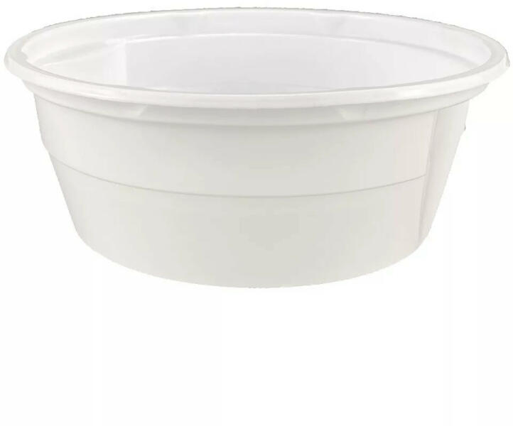 gulyástál műanyag 500ml 50db/cs. fehér tetőzhető