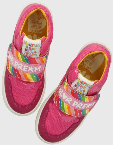 Agatha Ruiz de la Prada sneakers pentru copii culoarea roz 9BYX-OBG07R_30X  (Pantof copii) - Preturi