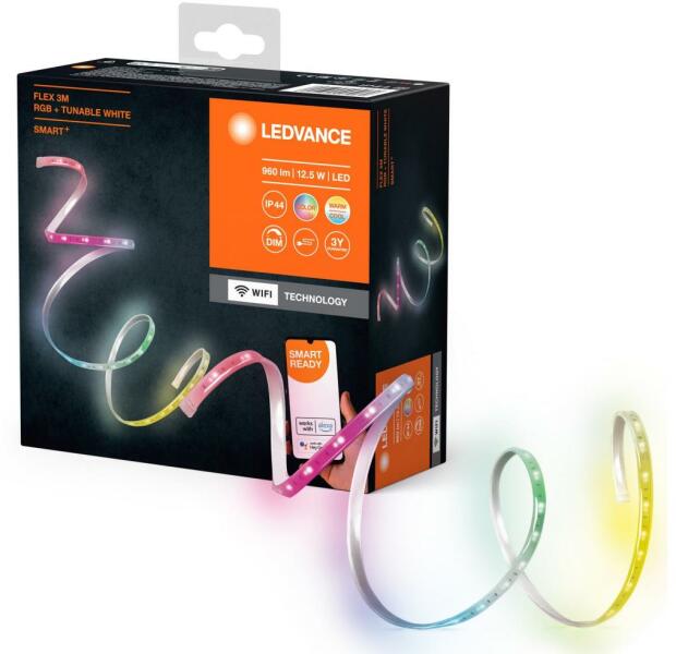 Ledvance - LED RGB+TW Dimmelhető kültéri szalag FLEX 3m LED/12, 5W/230V Wi-Fi P225426 (P225426)