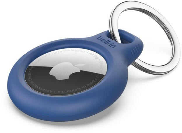 Secure Holder with Key Ring for AirTag - blue F8W973BTBLU
