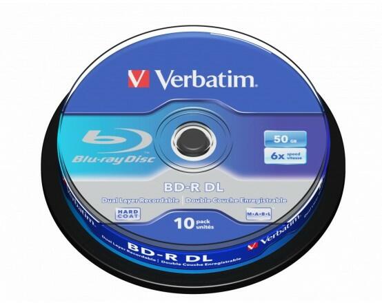 Verbatim Disc Blu-ray Verbatim BD-R DL 50 GB 6x 43746 (43746