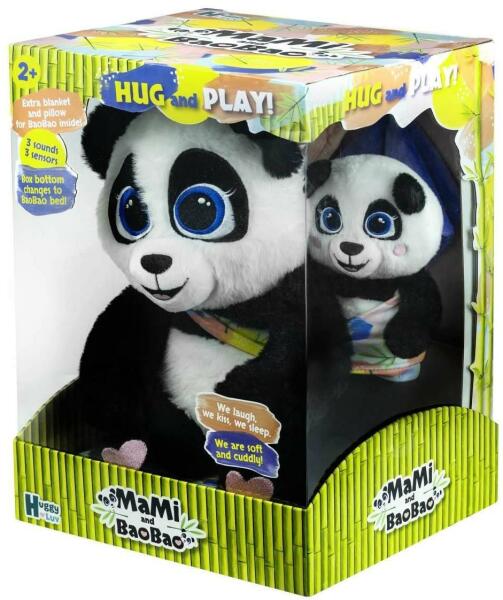 Huggy Luv - Interaktív panda mama és kicsinye (DKO0372)