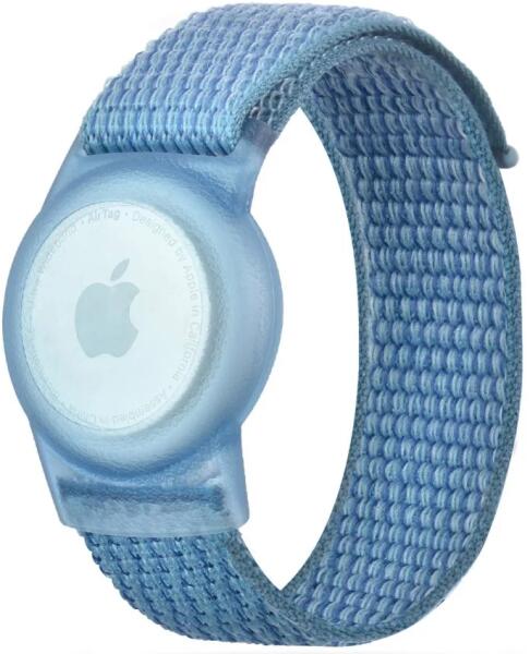 Nylon for Kids Apple AirTag - blue