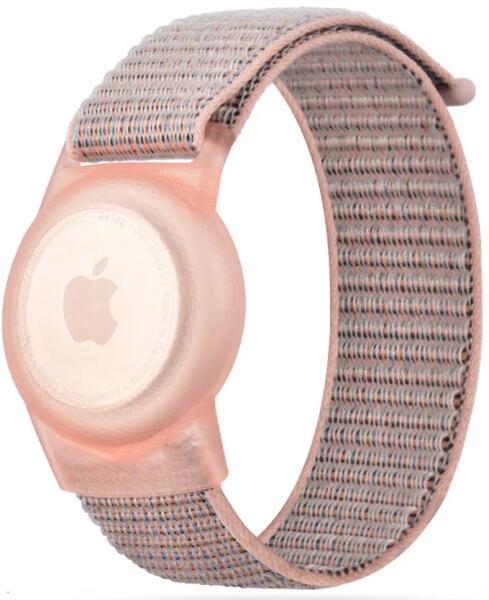 Nylon for Kids Apple AirTag - pink