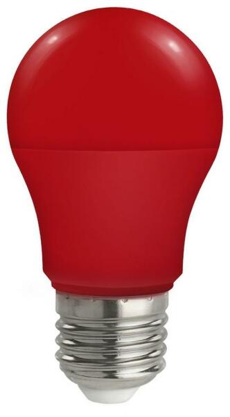 LED Izzó A50 E27/4, 9W/230V piros WJ0346 (WJ0346)