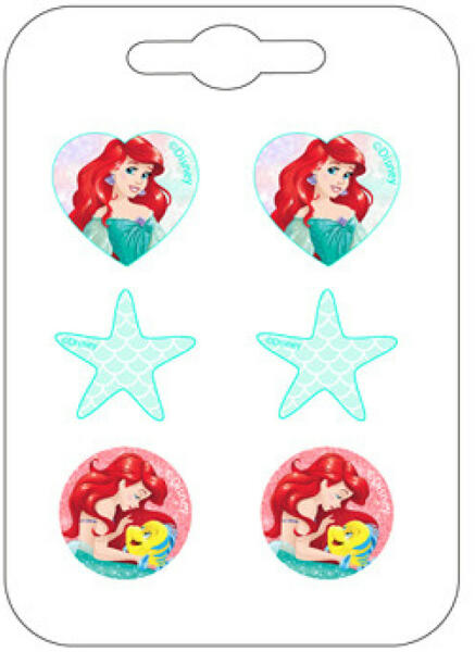Disney Hercegnők Ariel fülbevaló szett 3 pár (ARJ162991)