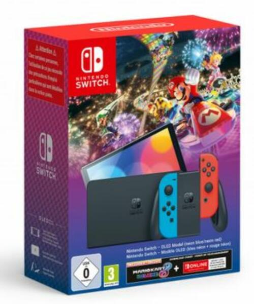 Nintendo Switch OLED Model + Mario Kart 8 Deluxe + 12 month NSO