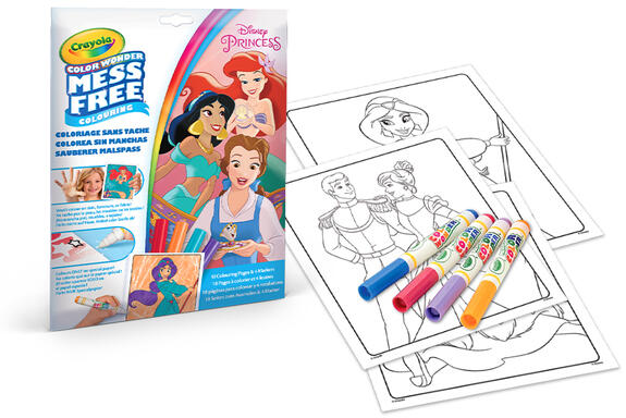 Color Wonder - Disney-hercegnők maszatmentes kifestő (75-2813)