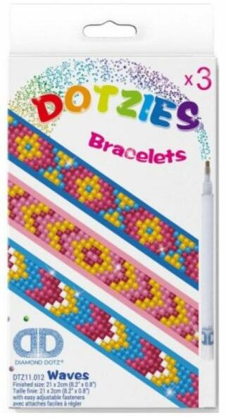 Diamond Dotz gyémántszemes karkötő készítő szett - Hullám (DTZ11.012)