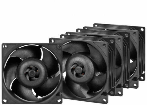 S8038-7K Black PWM 80mm 4-pack (ACFAN00292A)