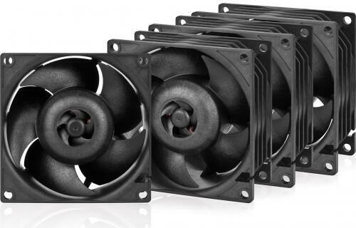 S8038-10K Black PWM 80mm 4-pack (ACFAN00291A)