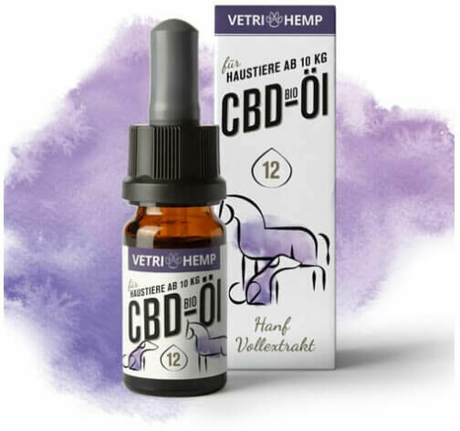 Bio CBD olaj kutyáknak 10kg felett 12% 10 ml