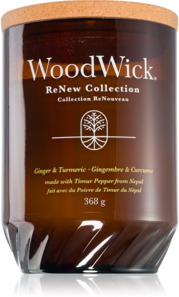 WoodWick Ginger & Turmeric lumânare parfumată cu fitil din lemn 368 g ( Lumanare) - Preturi