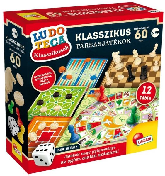 Lisciani: Klasszikus társasjáték gyűjtemény (LIS57023)