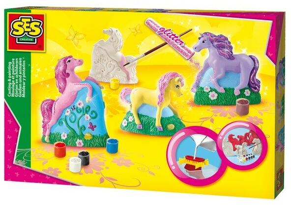 Gipszkiöntő játék - 3Ds lovacskák (49129)