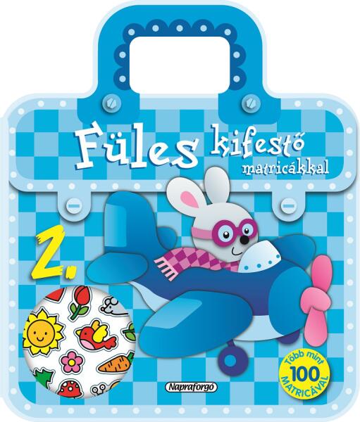 Füles kifestő matricákkal - 2. Repülő (62372)