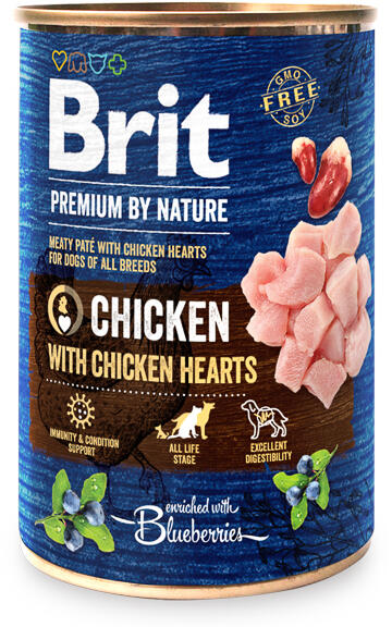 Premium by Nature Chicken With Hearts 400 g